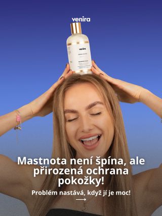 Mastné vlasy nejsou chyba. Jsou jen signálem, že pokožka hlavy potřebuje trochu jinou péči.💧 Maz, který se tvoří, chrání...