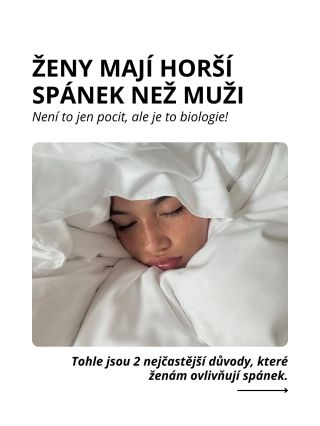 Spíme, ale ráno jsme vyčerpané.💤 U žen se do kvality noci promítá PMS, hormony, nebo stres. Proto je třeba vsadit na...